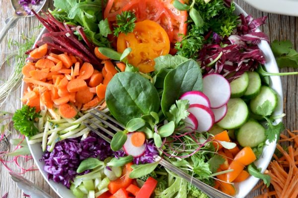 close-up photo of vegetable salad